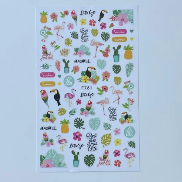 Tropical Sticker F761