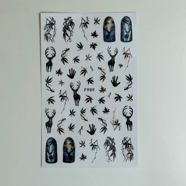 Sticker Rendier F989